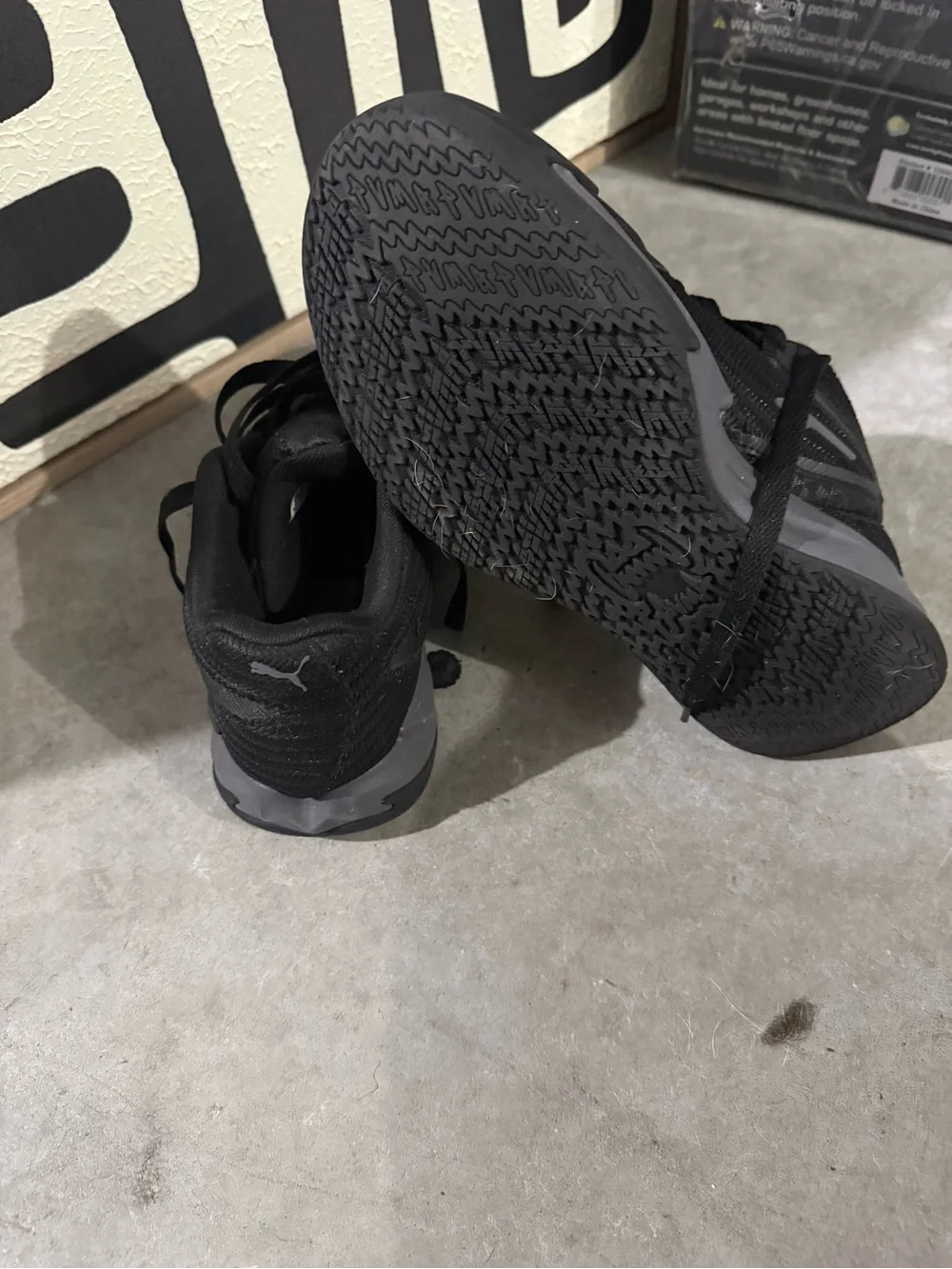 Puma Men's Black Low-Top Performance Sneakers